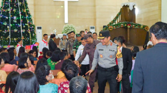 Pastikan Keamanan Malam Natal, Polda Jambi dan Forkopimda Patroli Gereja dan Pospam